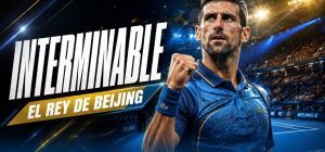 Novak Djokovic ATP Beijing festejando un punto